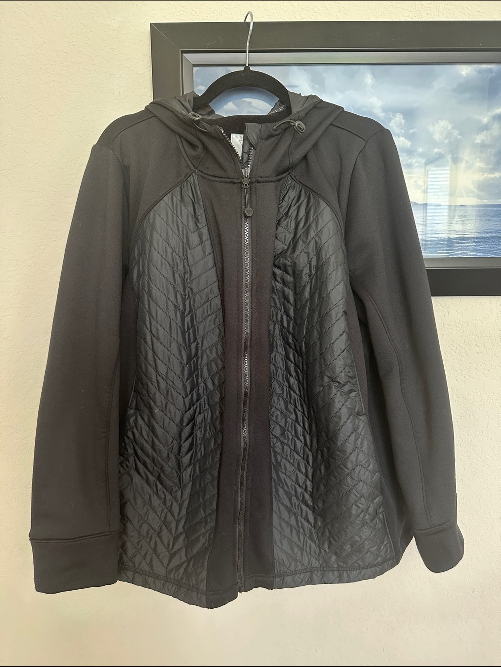 Lane Bryant Livi Active Black Hooded Jacket 18/20